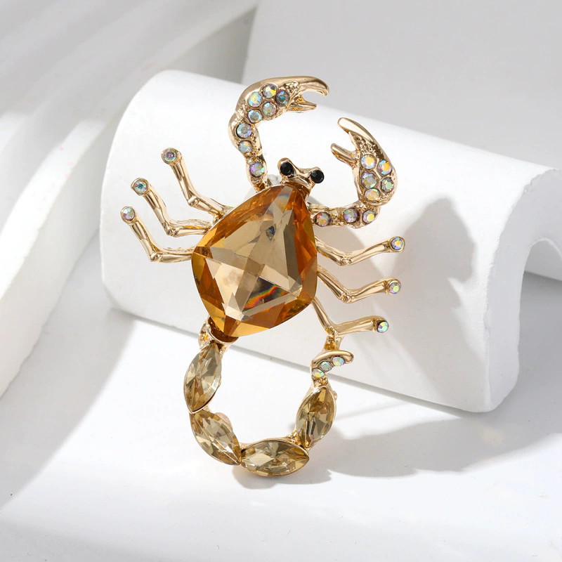 Men'S Accessories High End - Sterrenbeeld Schorpioen Persoonlijkheid Schorpioen Broche High-end