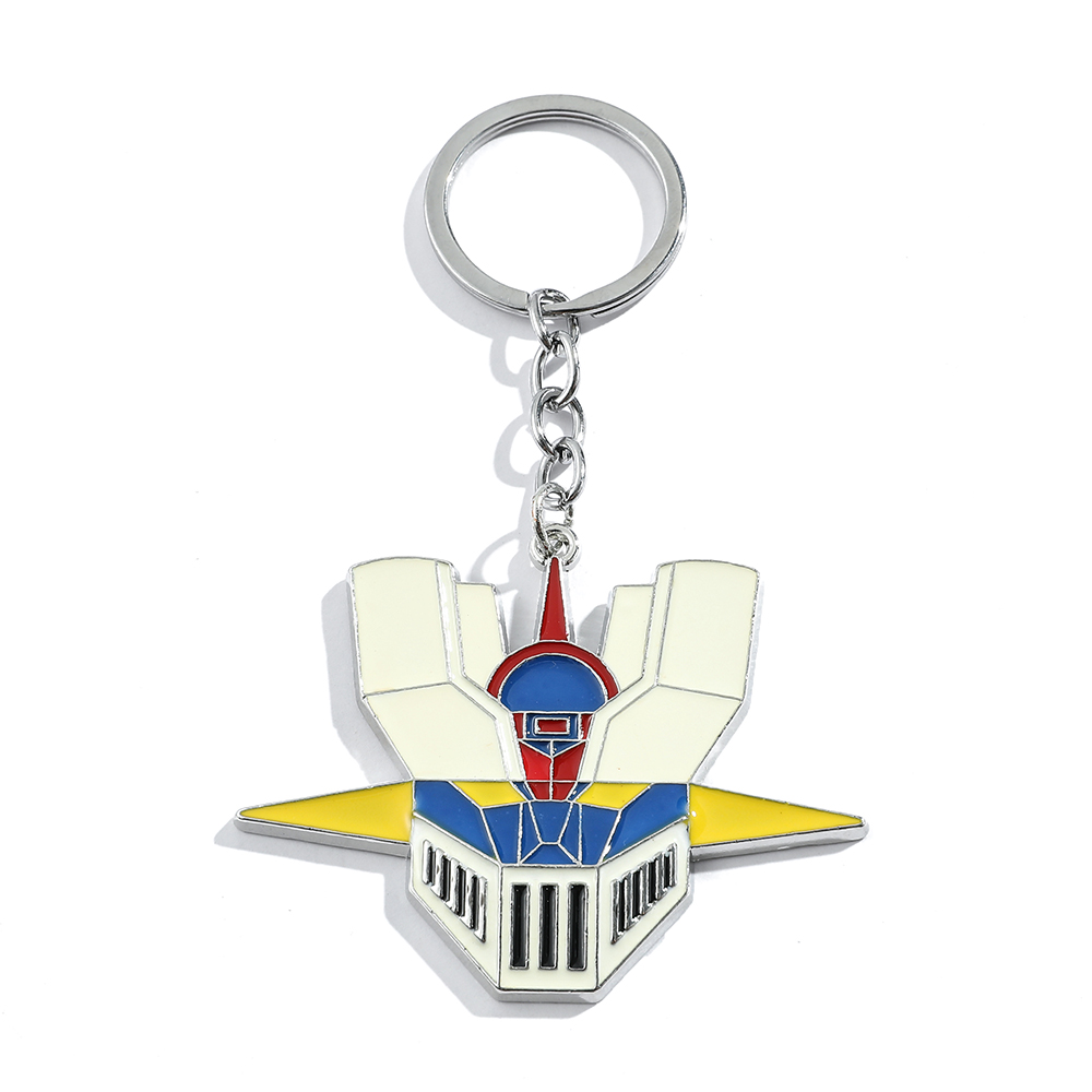 Men Accessories Pendant - Anime Cartoon Warrior Robot Logo Sleutelhanger