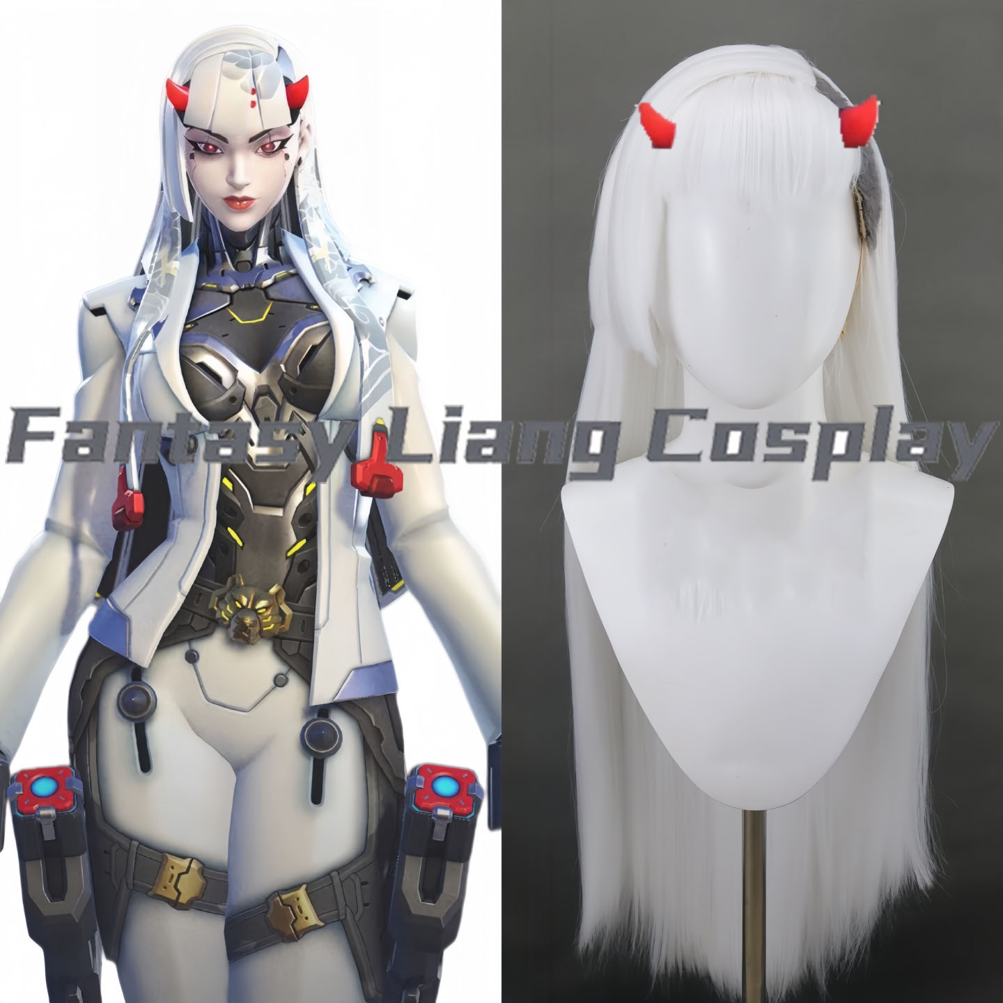 Men Accessories Korea - Game Shion Cosplay Pruik Voor Mannen