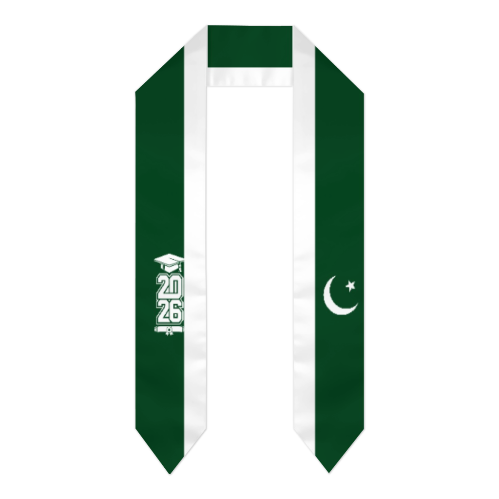 Men Accessories In Pakistan - Klasse van 2026 Pakistan vlag sjaal