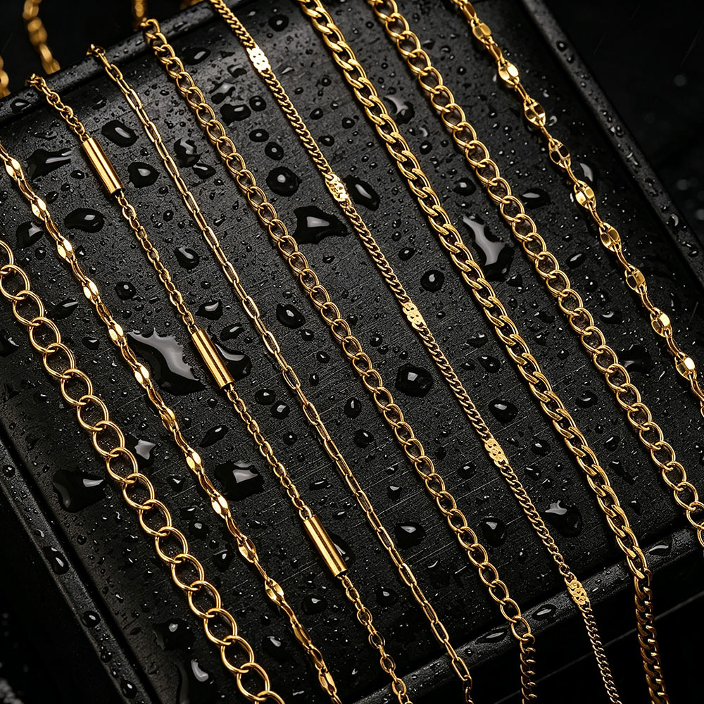Young Men'S Accessories - 2 meter RVS lipkettingen NK lange