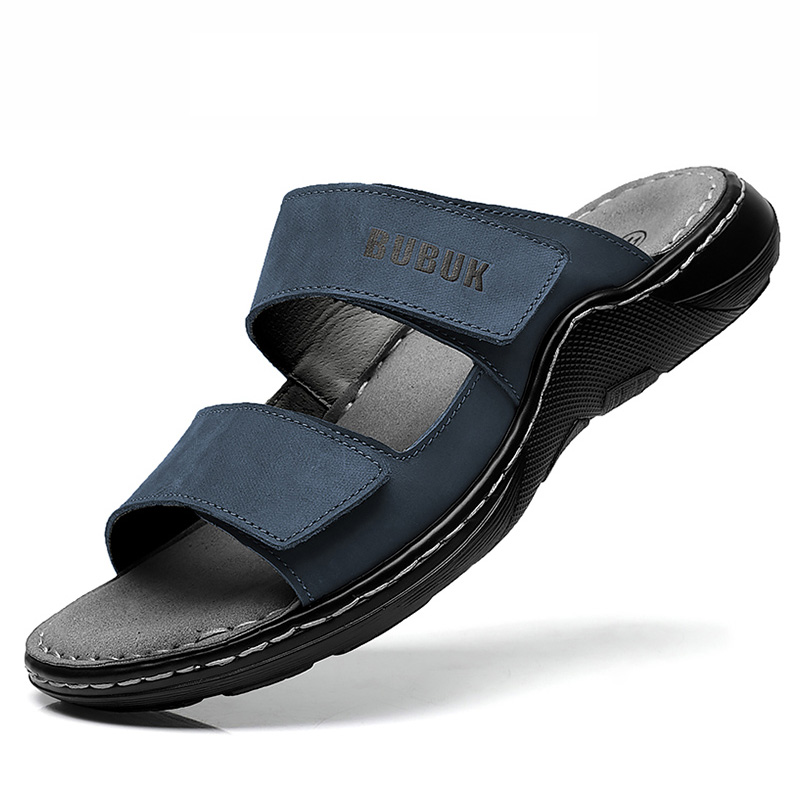 Men'S Accessories Leather - Eerste laag koeienhuid sportsandalen voor heren,