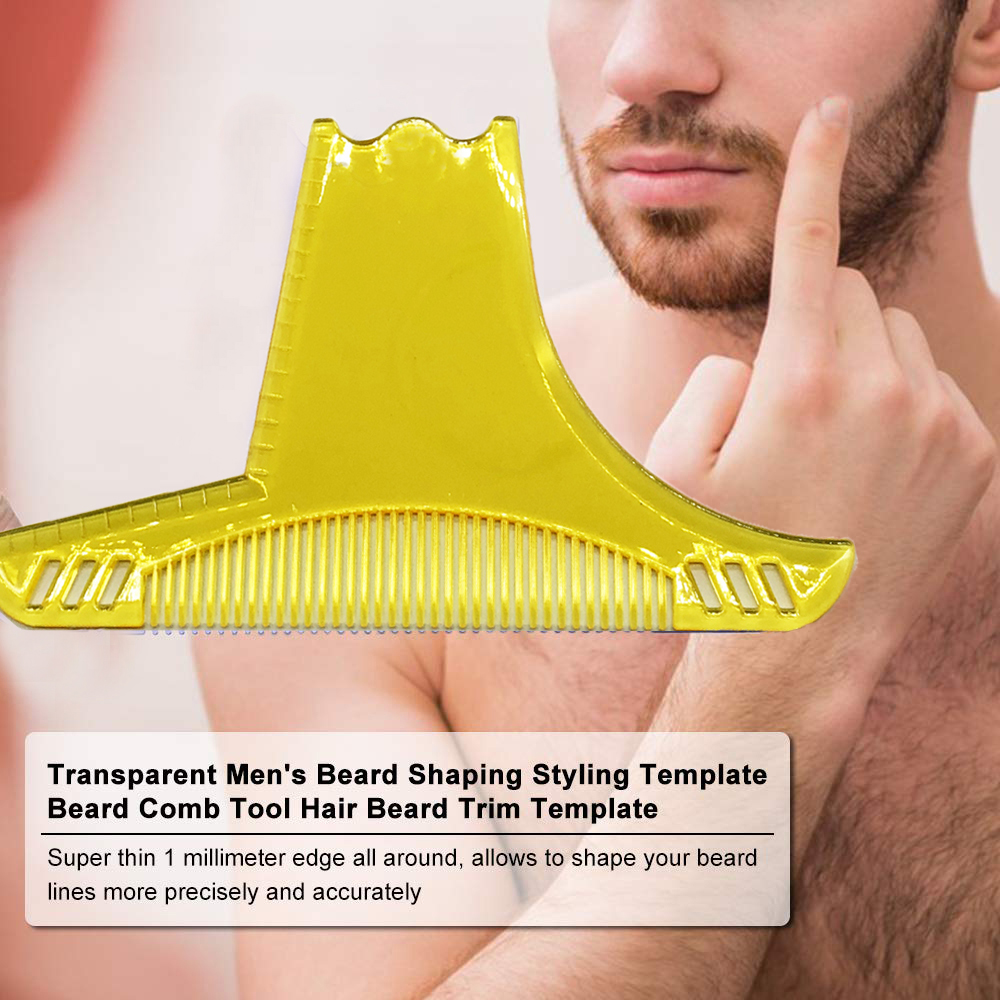 Men Accessories Rule - Baardkamregelgevend hulpmiddel voor mannen - Baardstyling-sjabloon