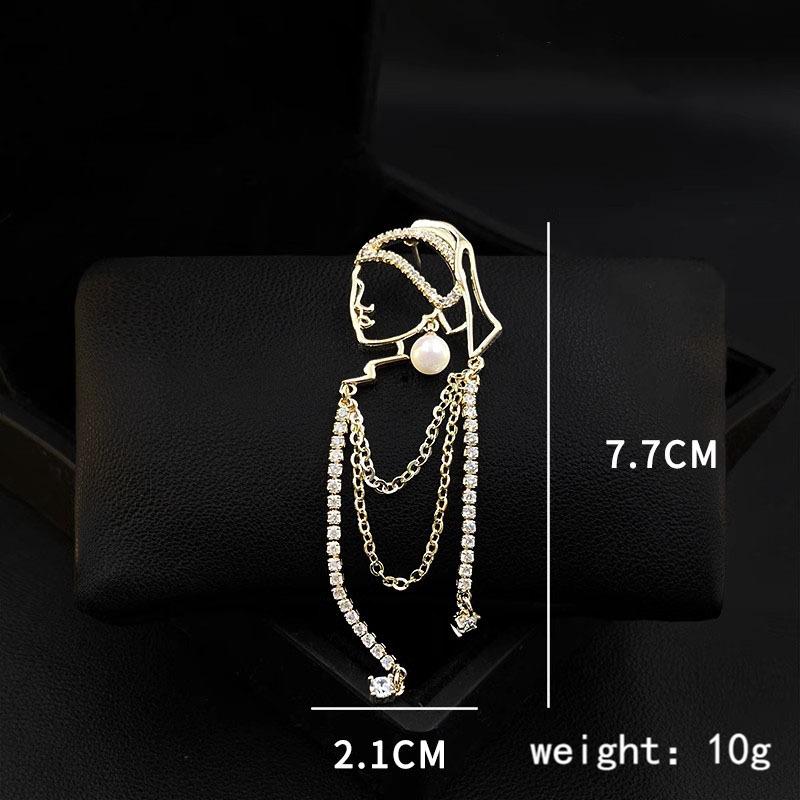 Men'S Accessories High End - 2024 Nieuwe gouden en zilveren broche