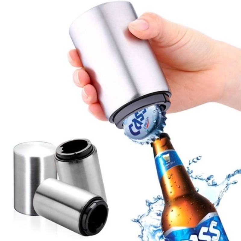Automatische bierflesopener va - Flask Stainless Steel recensie en prijs