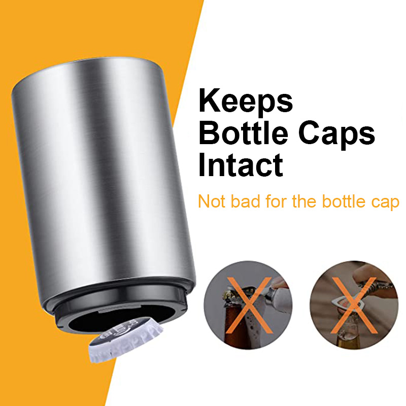 Automatische bierflesopener va - Flask Stainless Steel recensie en prijs