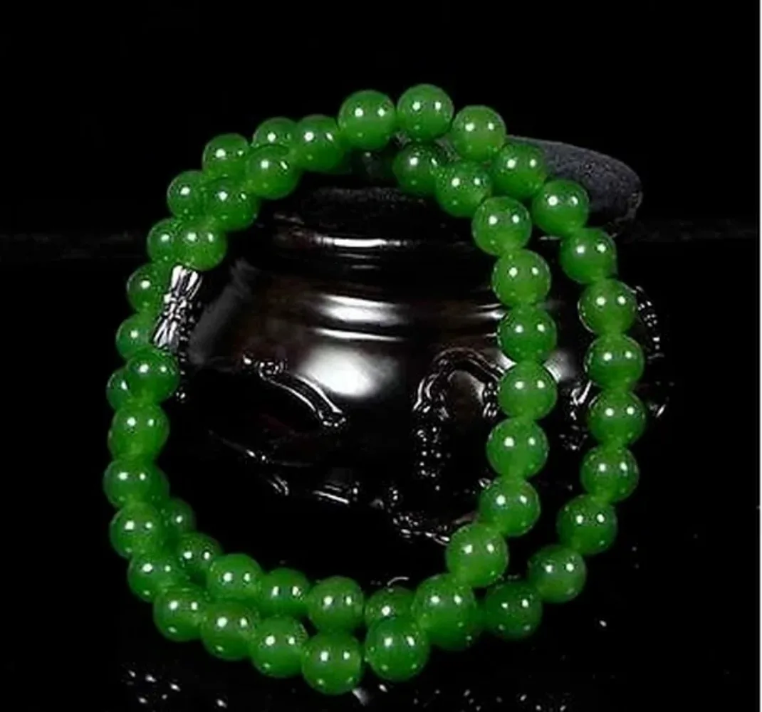 Echte natuurlijke groene krale - Men'S Accessories And Jewelry recensie en prijs