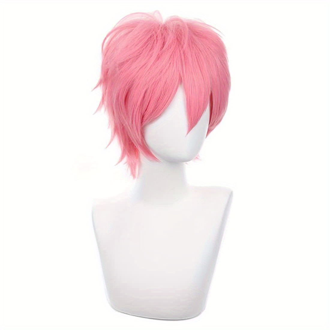 Korte Roze Cosplay Pruik Korte - Men Accessories Korea recensie en prijs
