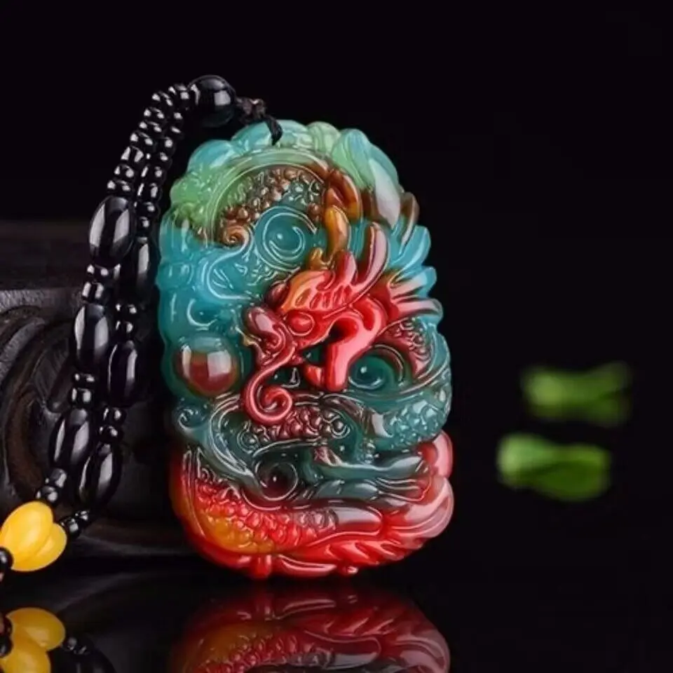 Echte Jade Draak Hanger Kettin - Men Accessories Pendant recensie en prijs