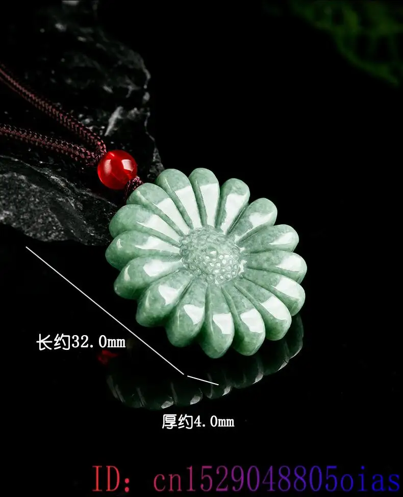 Groene Jadeite Zonnebloem Hang - Men Accessories Pendant recensie en prijs