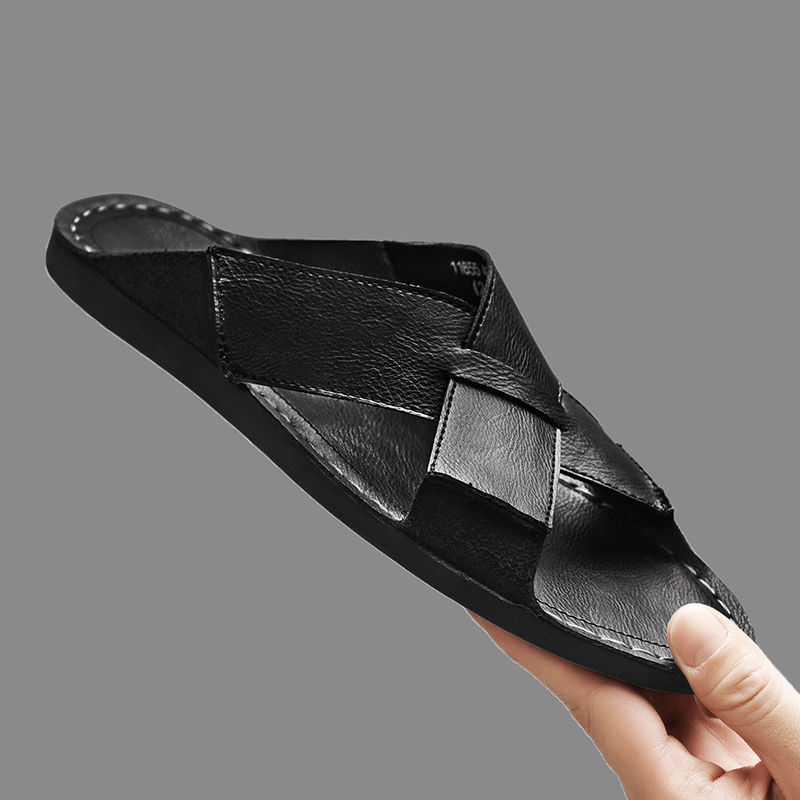 Mode Echt Leer Mannen Slippers - Men'S Accessories Leather recensie en prijs