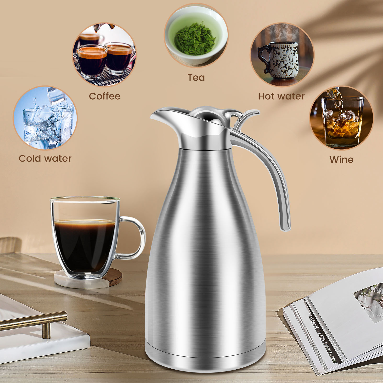 Keuken Thermische Ketel 2000 m - Flask Stainless Steel recensie en prijs