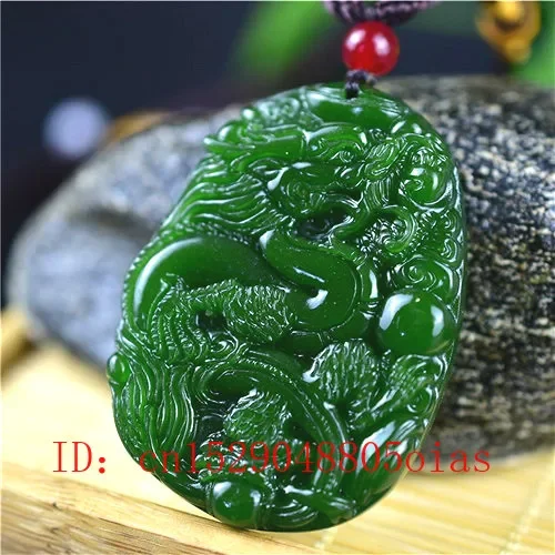 Natuurlijke Groene Chinese Jad - Men Accessories Pendant recensie en prijs