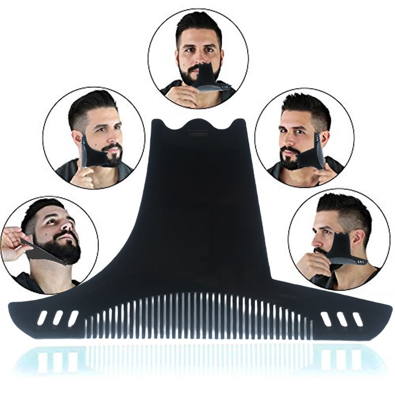 Baardvormgevingskam, zwart baa - Men Accessories Rule recensie en prijs