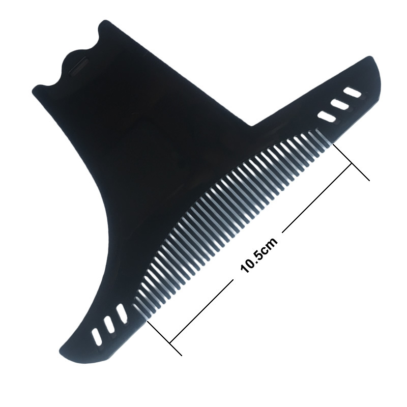 Baardvormgevingskam, zwart baa - Men Accessories Rule recensie en prijs