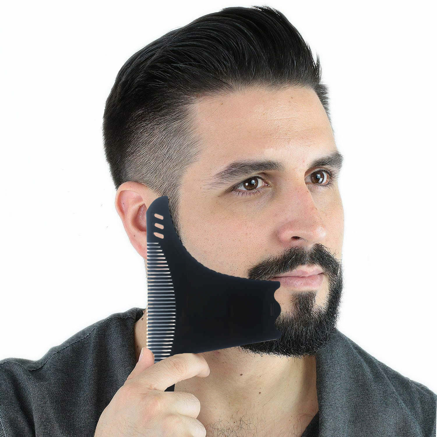 Baardvormgevingskam, zwart baa - Men Accessories Rule recensie en prijs