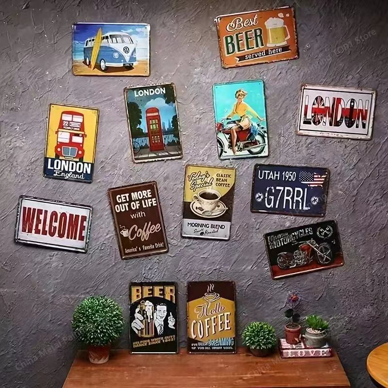 Garageborden, metalen wanddeco - Men Accessories Rule recensie en prijs