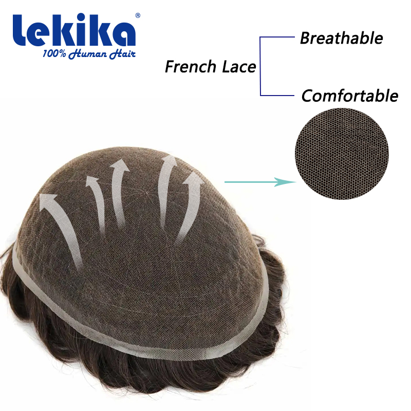 Frans Full Lace Toupetje voor  - Men Accessories India recensie en prijs